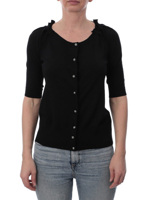 The Best Shops DOLCE & GABBANA: Cardigans - Cardigan - Schwarz